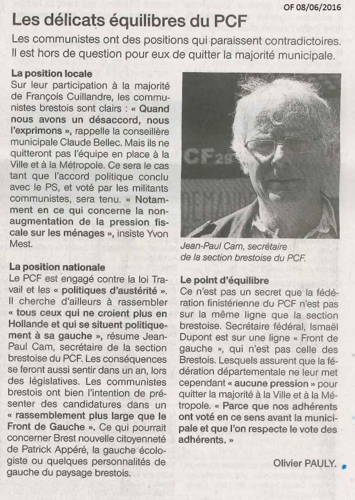 article PCF - OF 080616