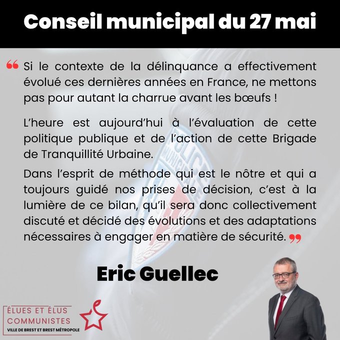 Conseil municipal du 27 mai 2025